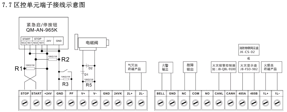 泛海三江主机回路