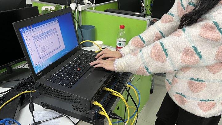 交换机下两台主机不通