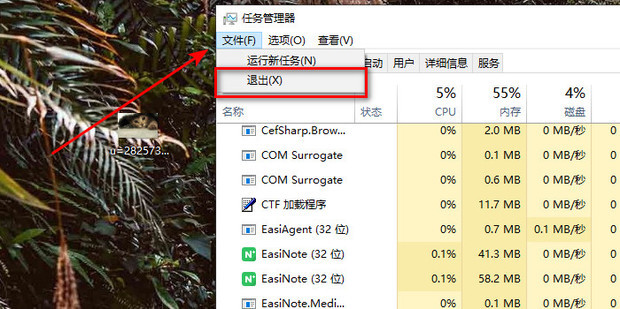 任务管理器中主机服务