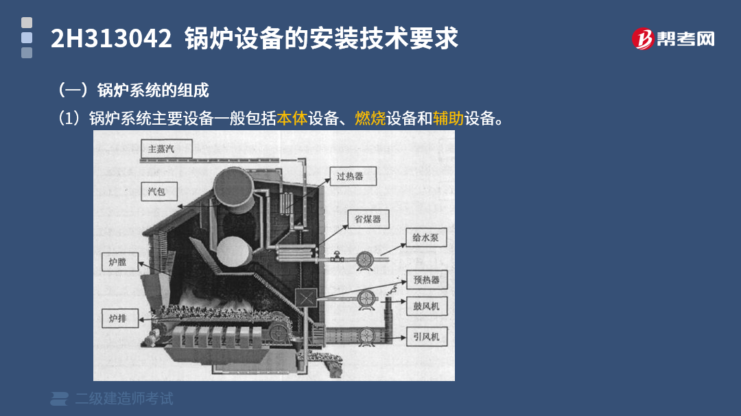 锅炉的主机是什么