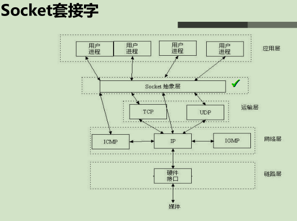 套接字是由进程所在的主机的