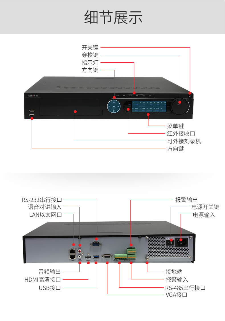 监控主机与硬盘录像机