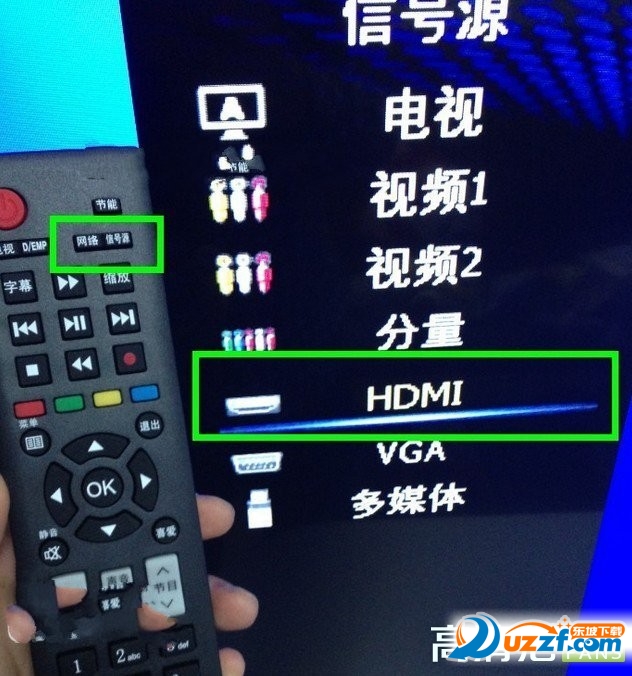 主机接电视信号
