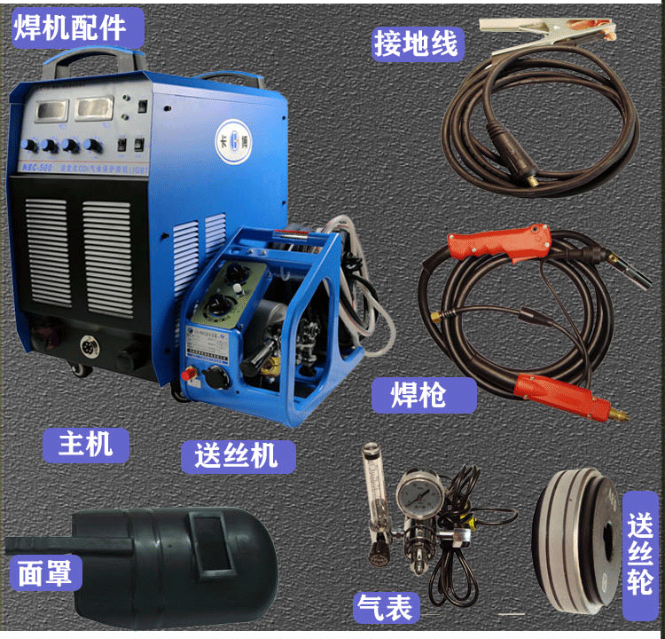 二氧气保焊机主机上面怎么调的