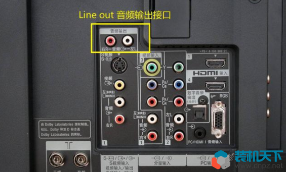 音箱主机连接电视机