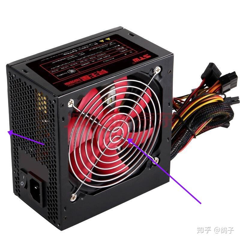 主机上方的风扇在吸灰