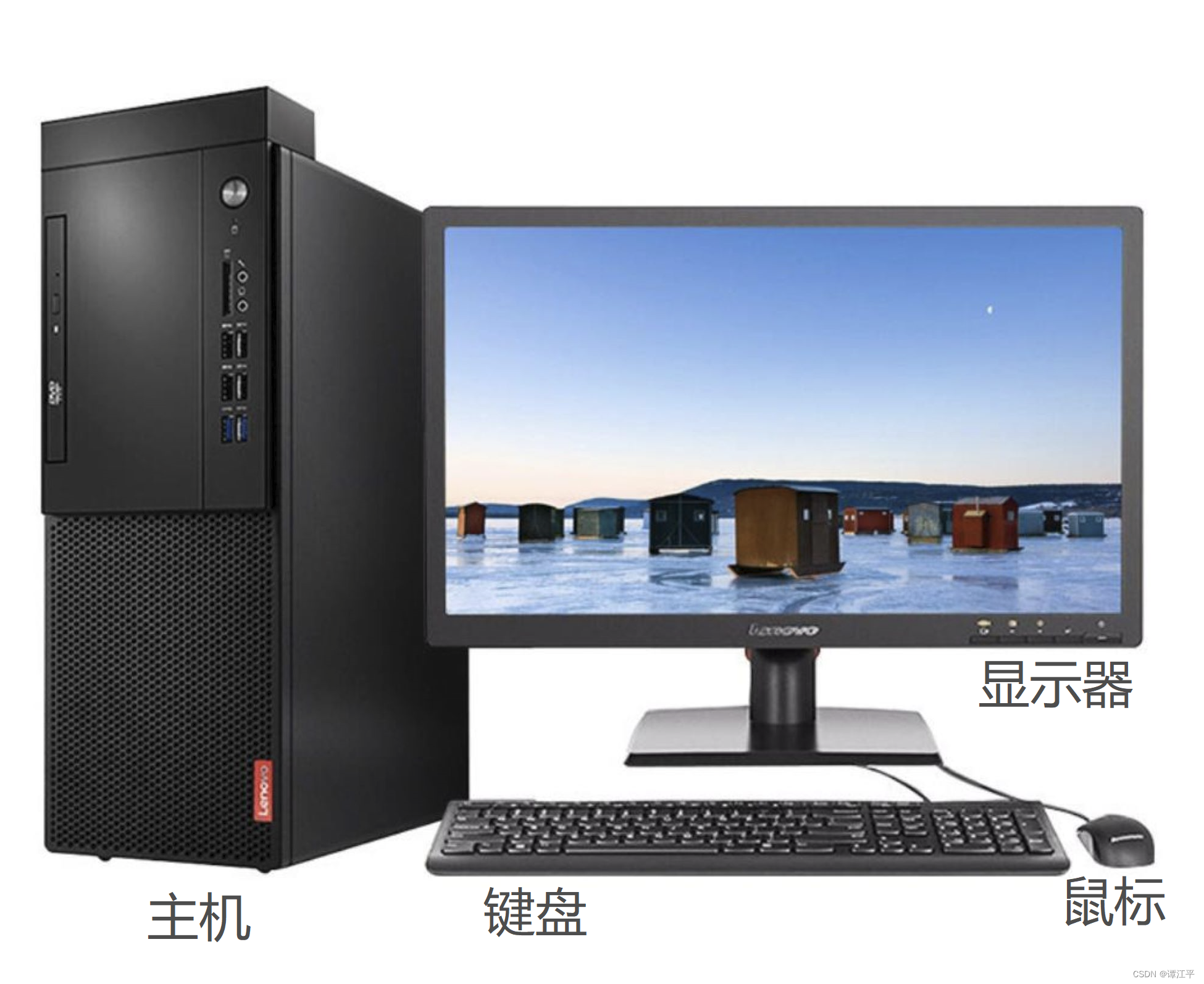 计算机主要主机的组成部分包括